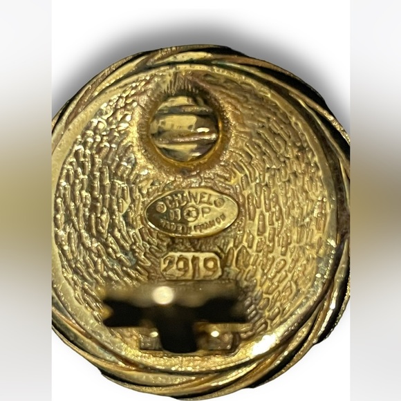 Chanel 1993 Coco Mark Woven Rope Earrings - Picture 4 of 5